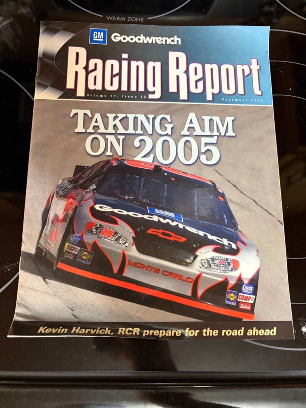 Racing Report Magazine - Black & Red Cover